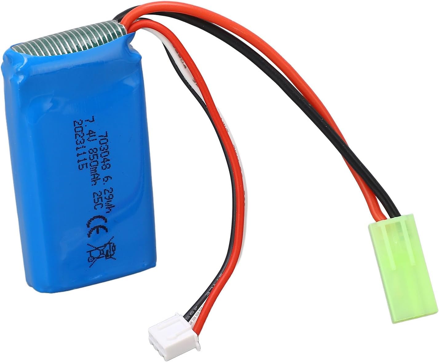 850mAh 7.4V Lithium Battery Remote & App Controlled Vehicle Parts for RC Airplane, Lightweight Multiple Safety Guard with Lithiumfor RC Airplane