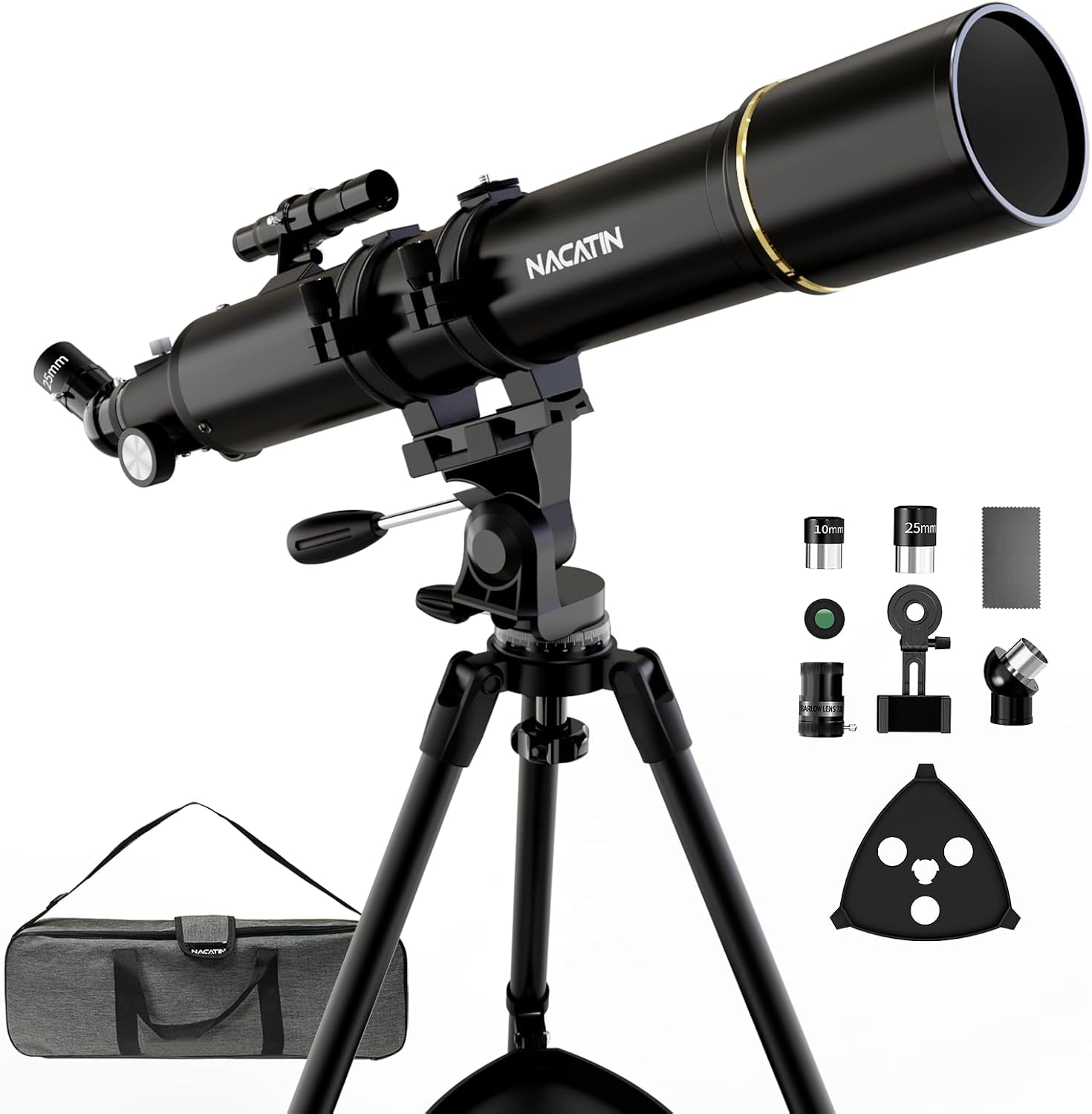 Telescope for Adults High Powered, 90mm Aperture 800mm Refractor