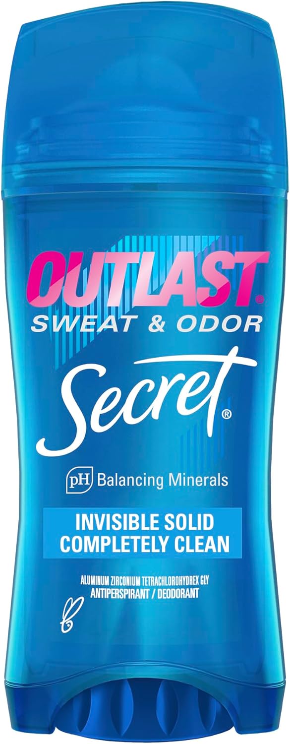 Secret Outlast Womens Invisible Solid Antiperspirant & Deodorant - Completely Clean 75 ml