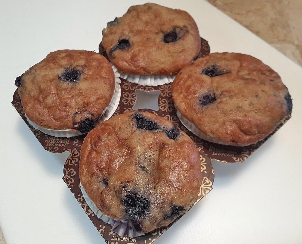Low Carb Blueberry Muffins - No Sugar Added