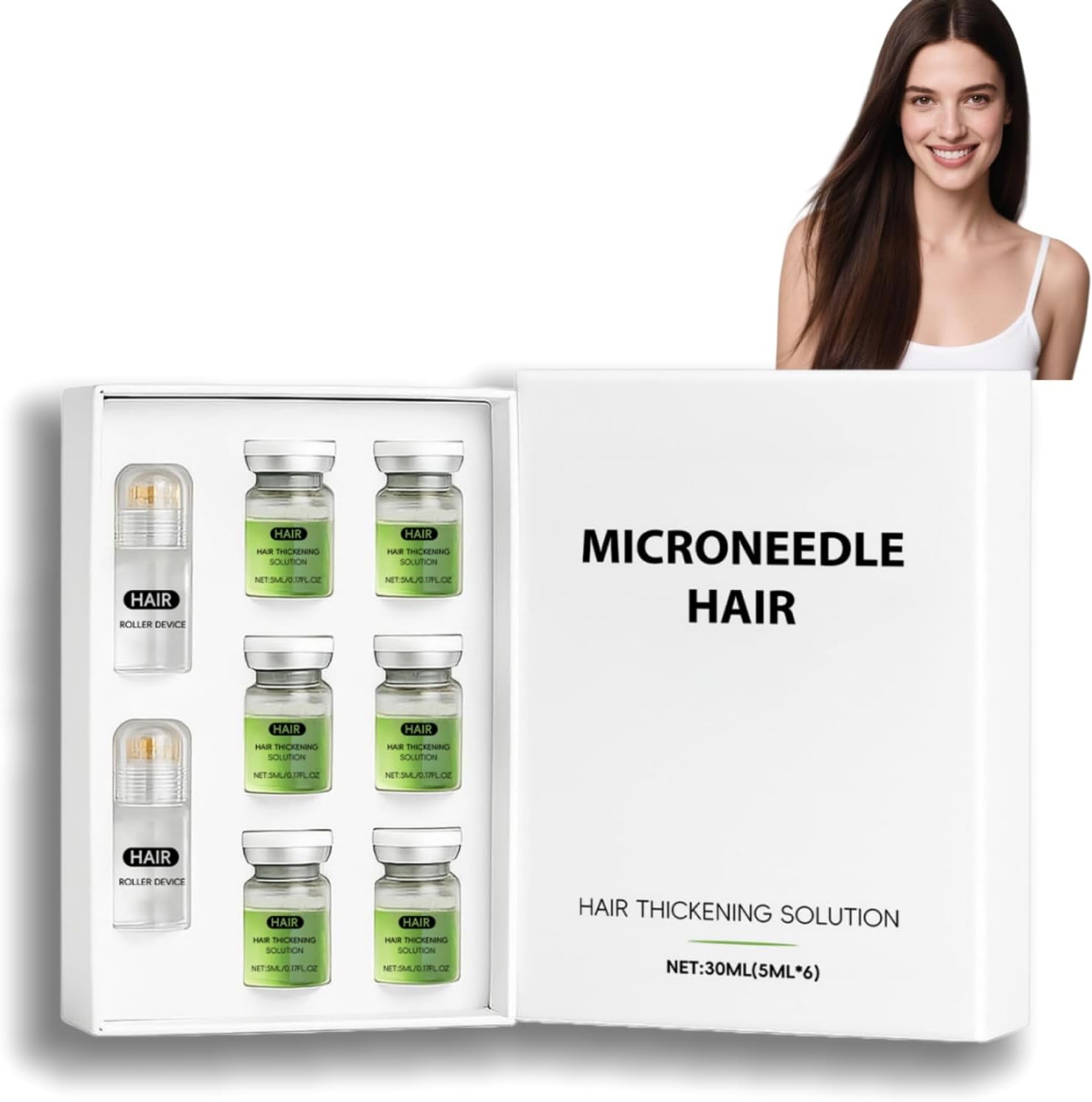 Hair Regrowth System, New Hair Growth Serum & Regrowth Treatment for Women & Men, Micro-Needling Infusion Scalp Serum, Hair Loss Treatment, Anti H/air Loss Booster, Ha/ir Growth Ser/um