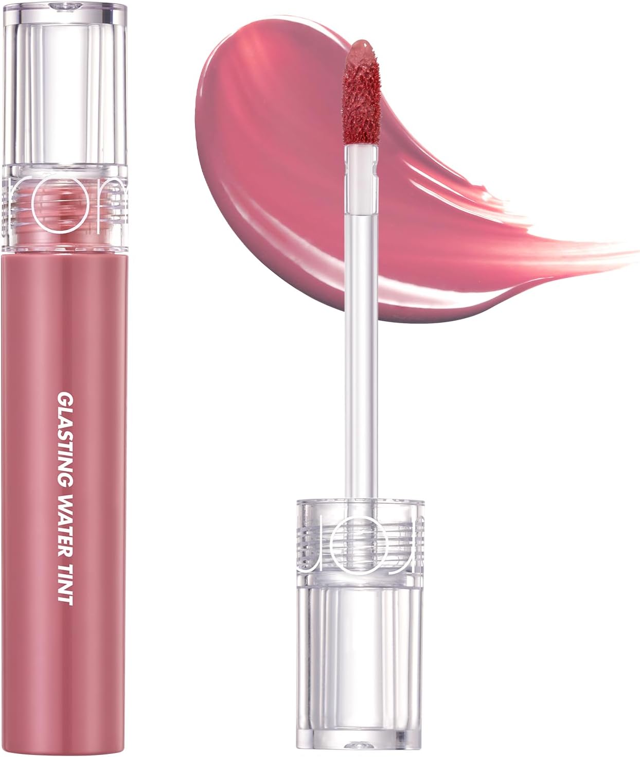 rom&nd Glasting Water Tint (NEW) 4 ColorsㅣGlossy, Plumping Lips, Long-lasting, Vivid Color, Smooth Textureㅣ4g 0.14oz (14 Mauve Moon)
