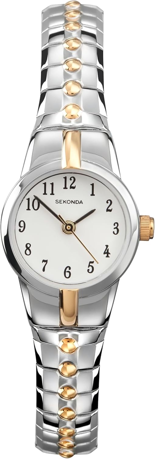 Sekonda Classic Newton Ladies 19mm Quartz Watch with Analogue Display, and Stainless Steel Strap