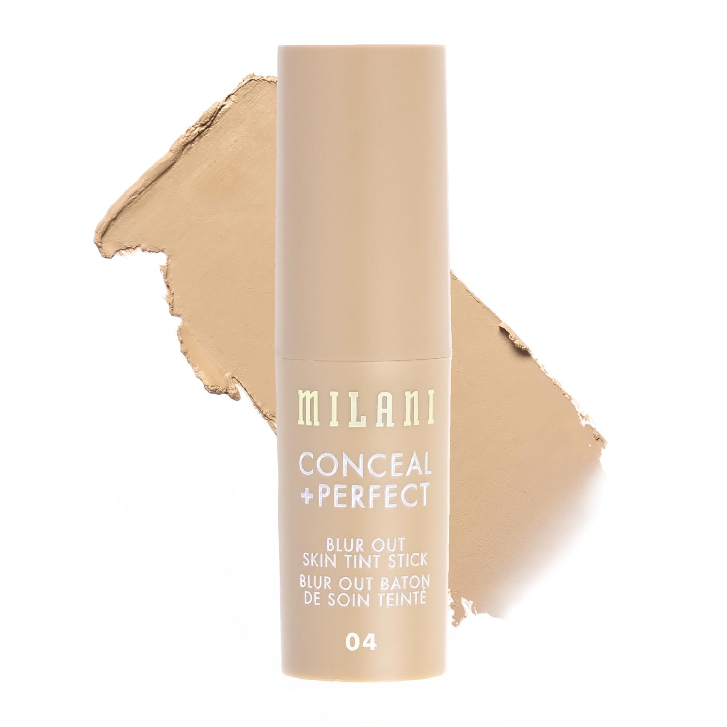 Milani Conceal + Perfect - Skin Tint Stick, Blur Out Tinted Moisturizer Makeup, Shade 004