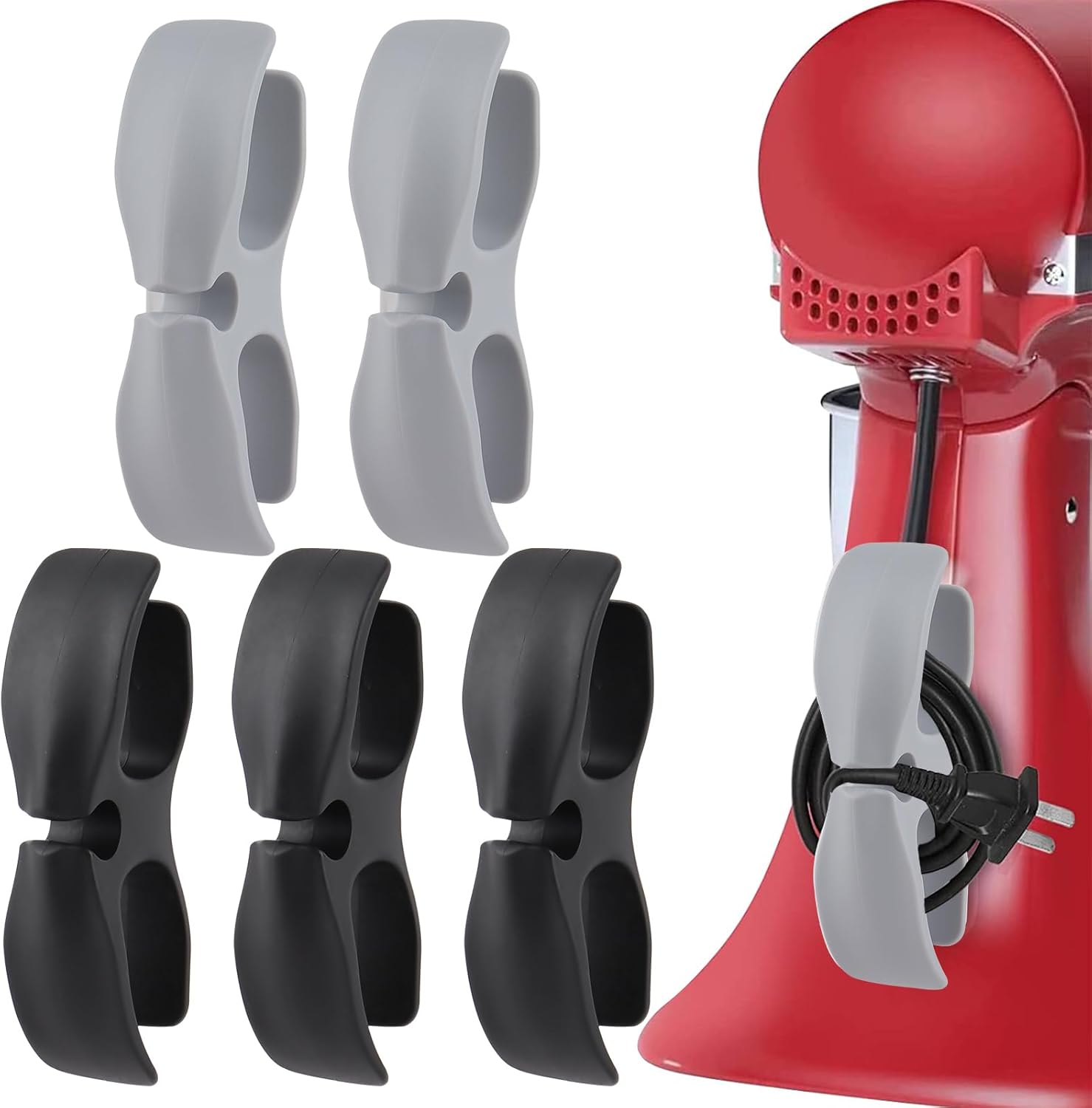 Cord Organizer for Kitchen Appliances - 5 Pack Cord Wrapper for Appliances, Kitchen Appliance Cord Organizer Holder for Storage Home Appliances Cord Hider