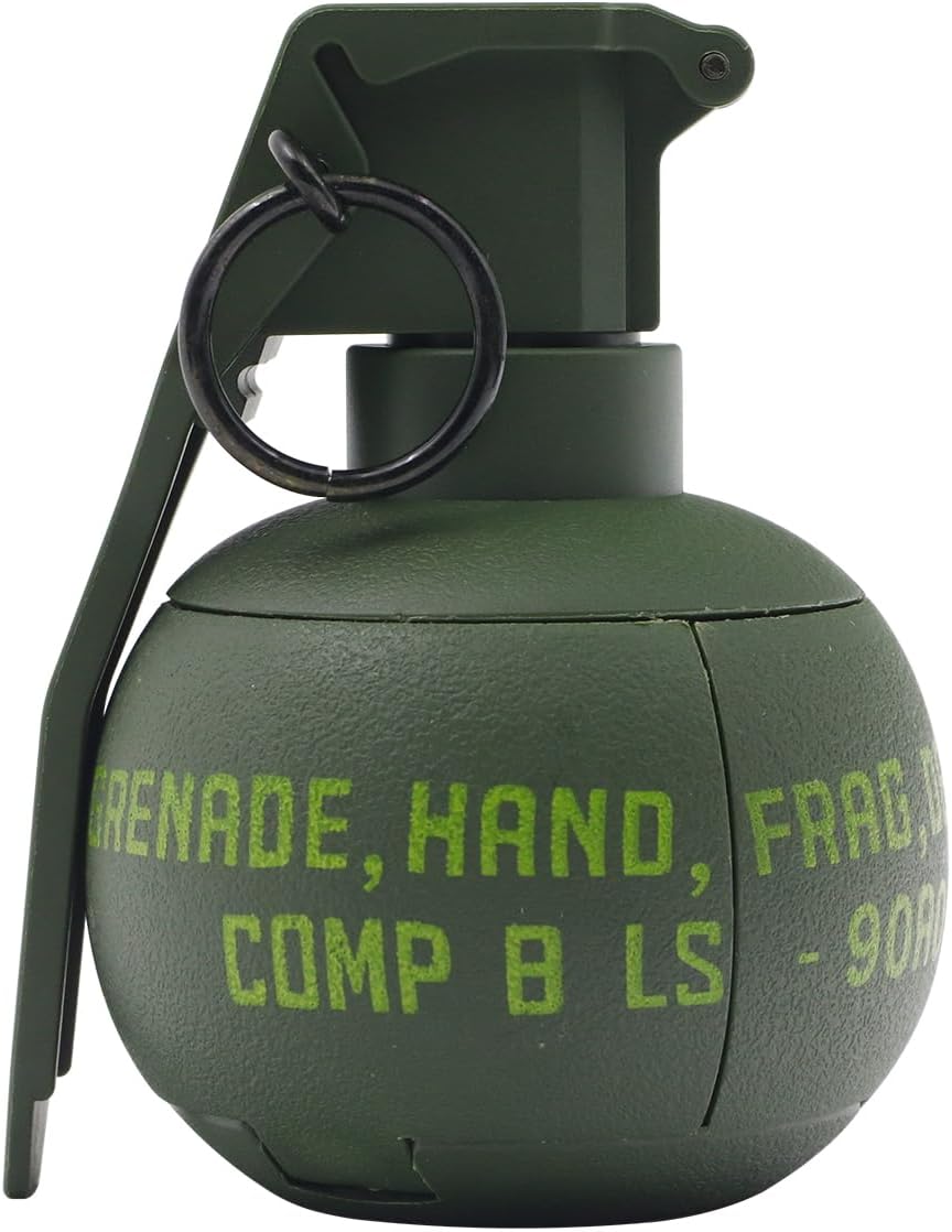 Plastic Hand Grenades Toy Dunny Grenade Model Tactcial Airsoft Paintball Army Role Play Prop for Age15+