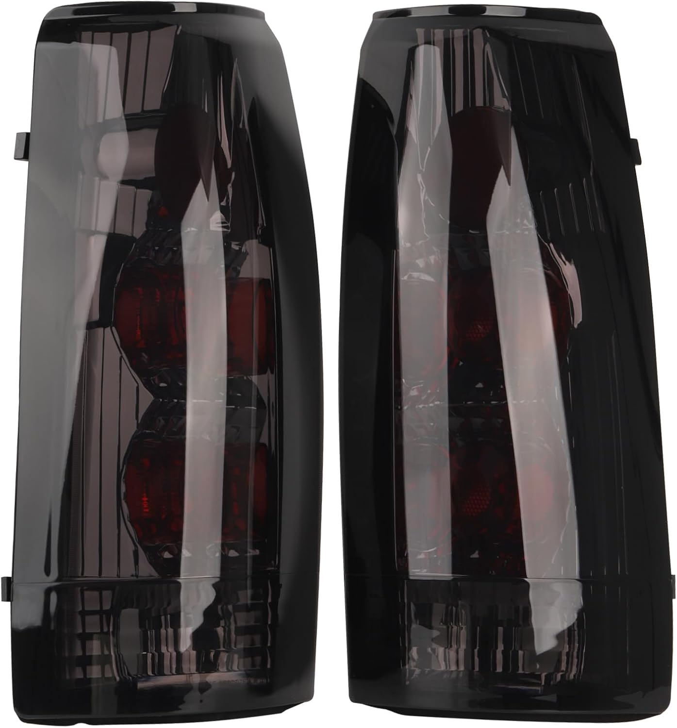 Tail lights Replacement for 1988-1999 Chevy C/K 1500/2500/3500 Suburban Tahoe GMC C/K 1500/2500/3500 Yukon Suburban Cadillac Escalade (Black Smoke)