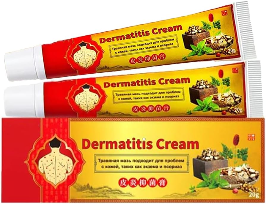 2PC Antibacterial Cream, Skin Antifungal Ointment, 20g Antifungal Cream Dermatitis Cream Eczema Cream, Suitable for Sensitive Skin,Relieve Skin itching, Resist Bacteria and Moisturize Skin