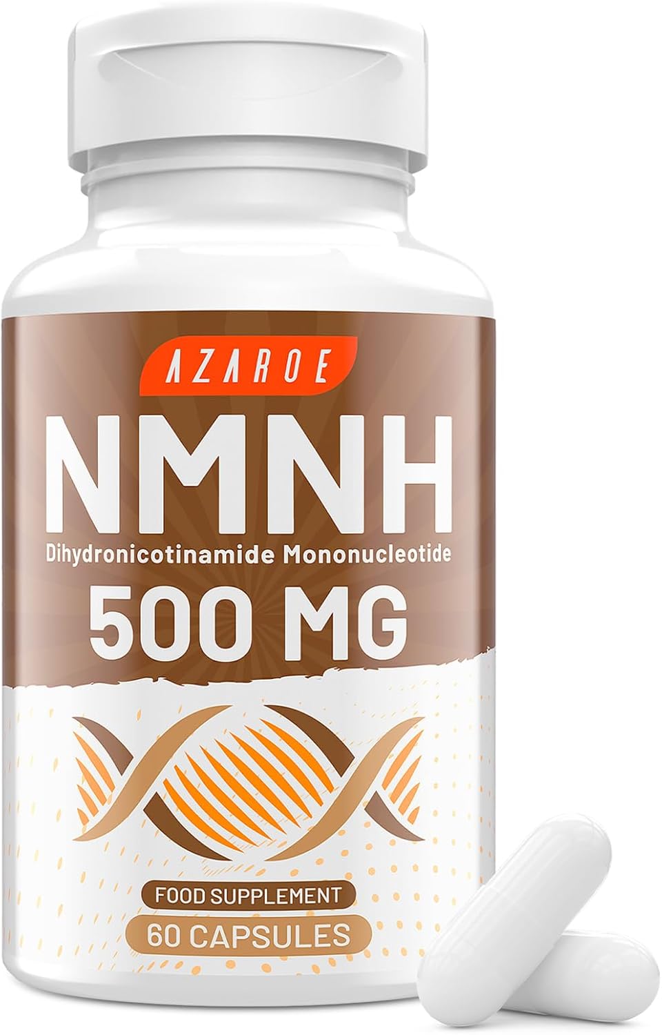High-Potency NAD Supplement Alternative, 500mg Per Serving, Advanced NAD+ Booster, 60 Capsules per Bottle (60 Count (Pack of 1))