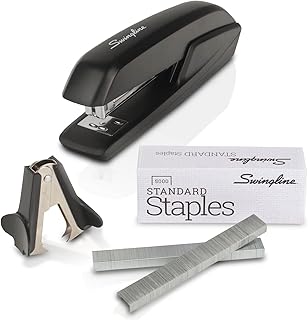 Swingline Stapler Value Pack, 20 Sheet Capacity, Jam Free, includes Standard Stapler, 5000 Staples and Staple Remover, Black (54551)