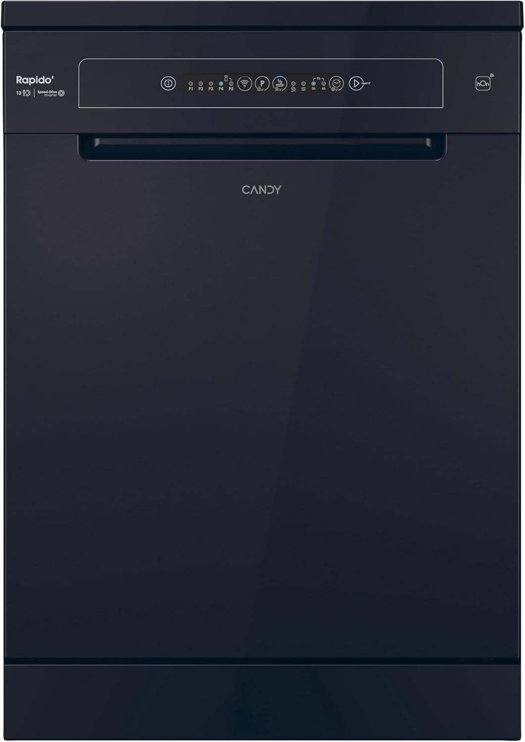 Candy Rapido CF 3E9L0B 13 Place Setting Dishwasher - Black