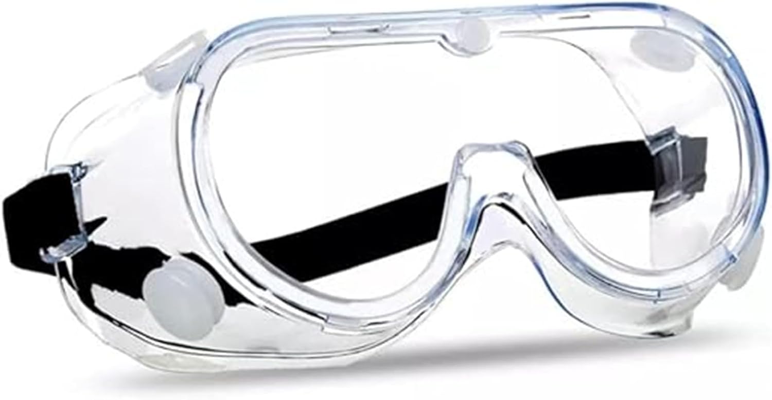 Zuvo Safety Goggles – Clear Anti-Fog Protective Glasses for Work, Lab, and DIY – Impact & Dust Resistant Eye Protection