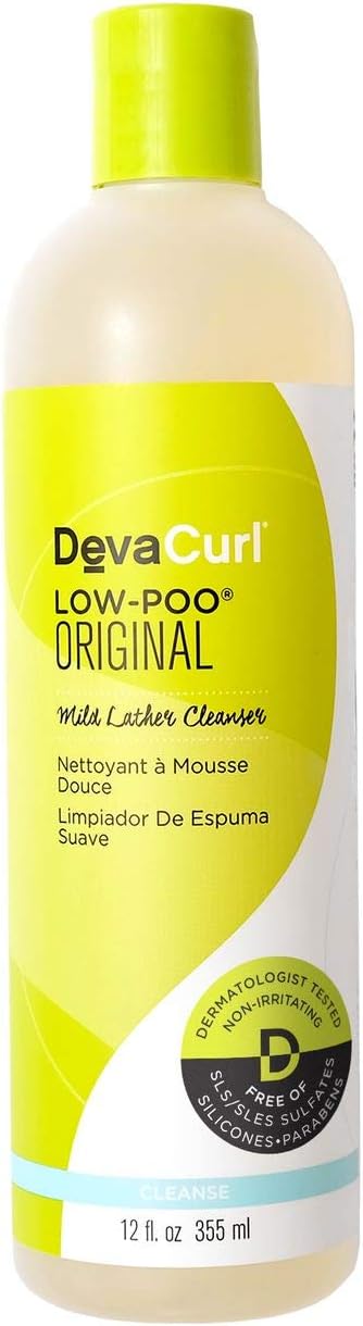 Low-Poo Original Mild Lather Cleanser by DevaCurl for Unisex - 12 oz Cleanser