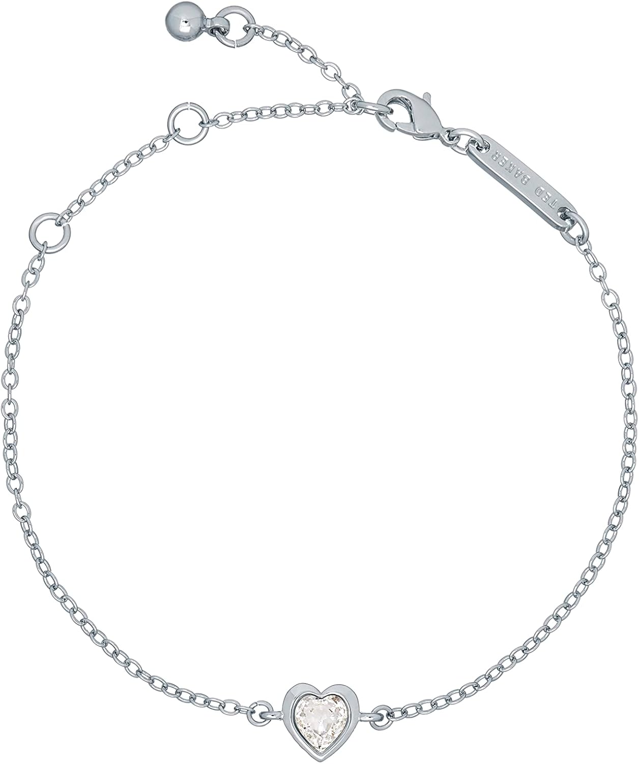 Ted Baker Hansa Crystal Heart Bracelet For Women