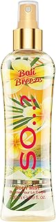 So…? Bali Breeze Body Mist - Perfume for Women with Tropical Aroma - Body Spray for Women with Coconut, Almond and Vanilla Notes - 6.9 oz