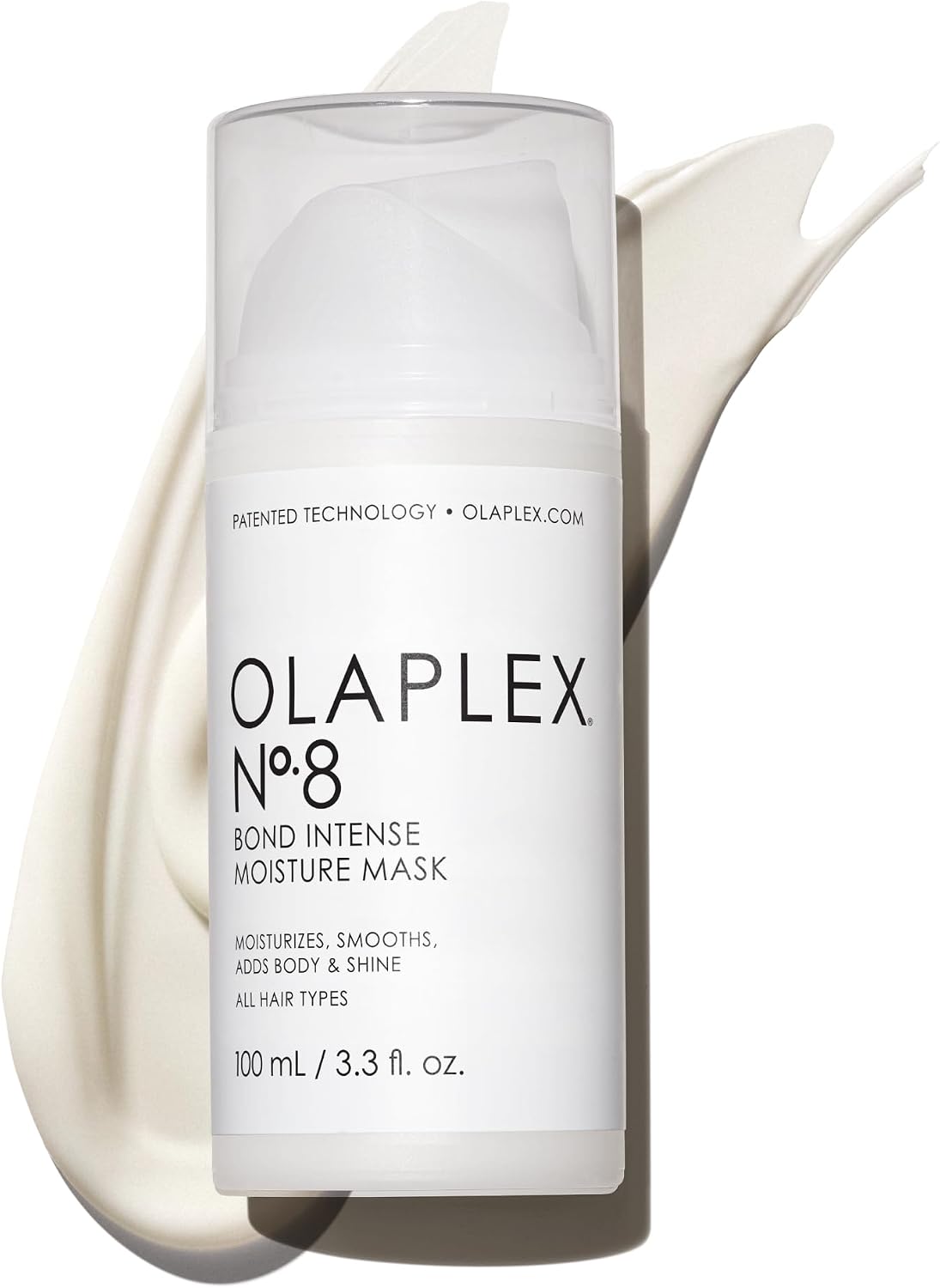 Olaplex Nº. 8 Bond Intense Moisture Hair Mask, Adds Smoothness & Nourishes for Visibily Healthy Hair, For All Hair Types & Treats Damaged Hair, 100 mL / 3.3 Fl. Oz.