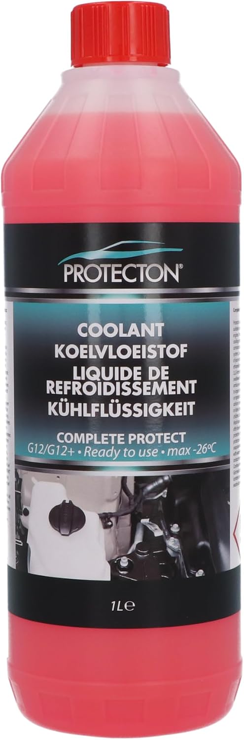 Protecton 'Complete Protect' Coolant RTU G12/G12+ -26°C 1-Litre ready to use, Pink