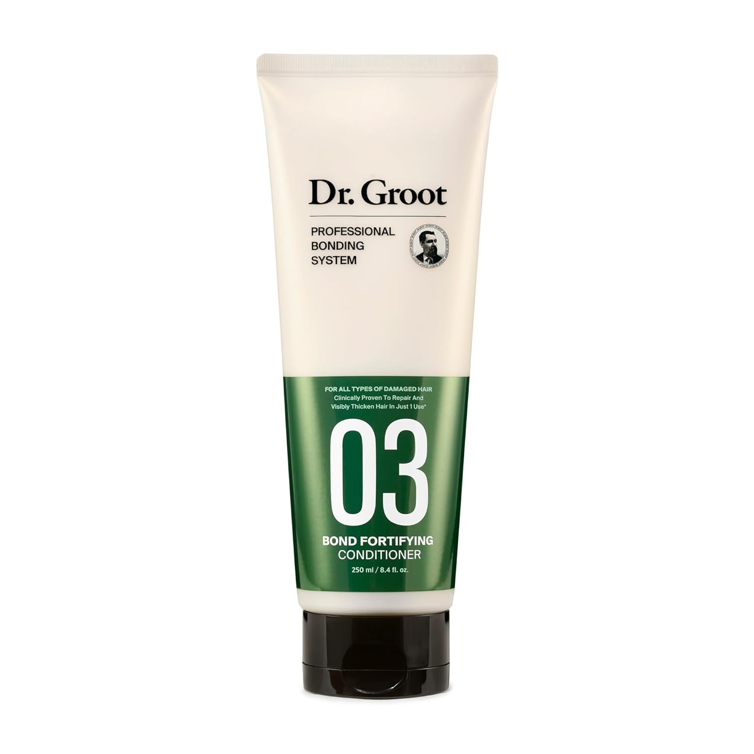 Dr. Groot Bond Fortifying Conditioner, With Keratin and Silk Protein, Clinically Proven to Repair and Thicken Dry, Thin or Damaged Hair, Kbeauty, Korean Hair Care Professional Bonding System