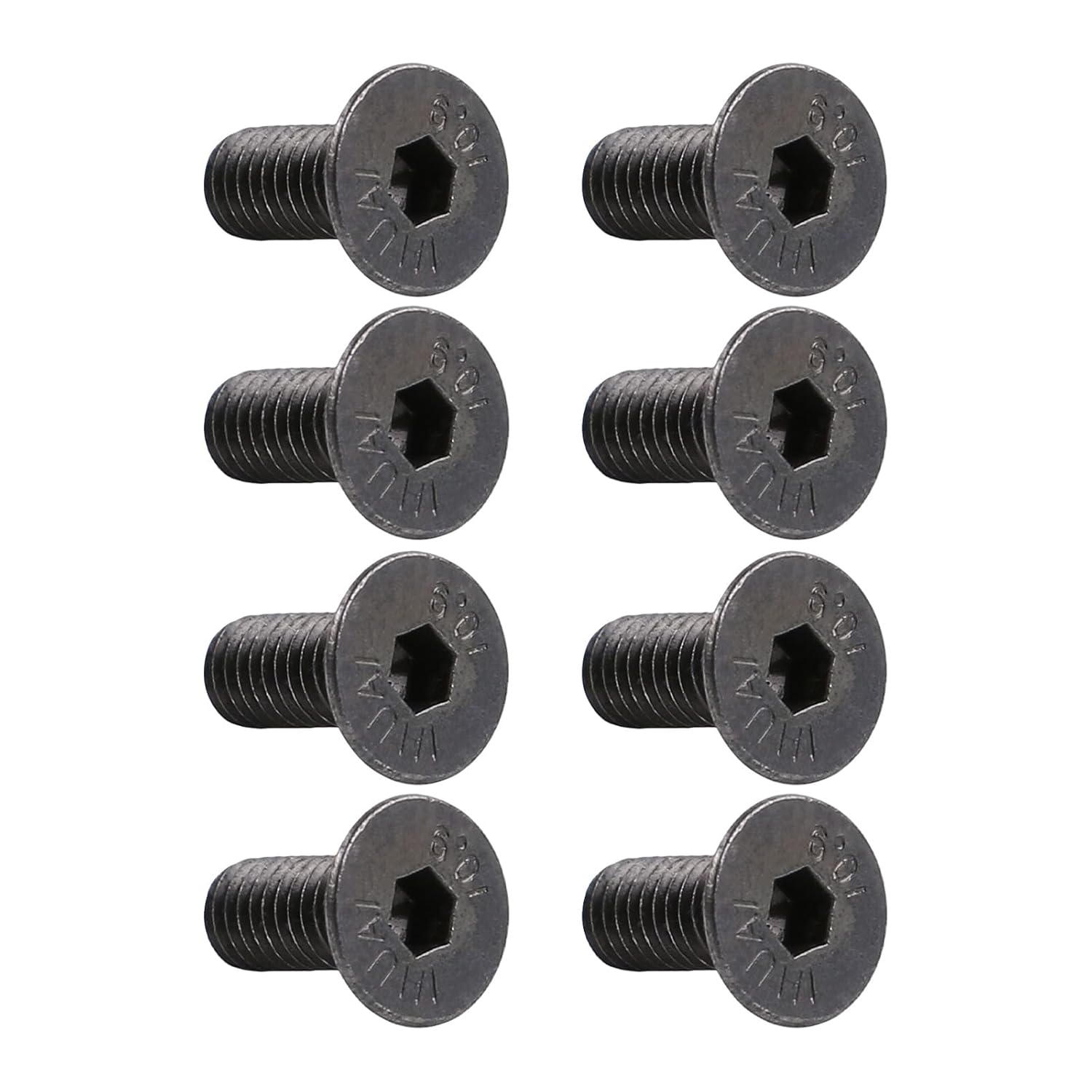 8Pcs Black Bike Lock Shoe Cleat Mounting Screw for SPD Self-Locking Pedal Lock Steel, Pedals Components Parts