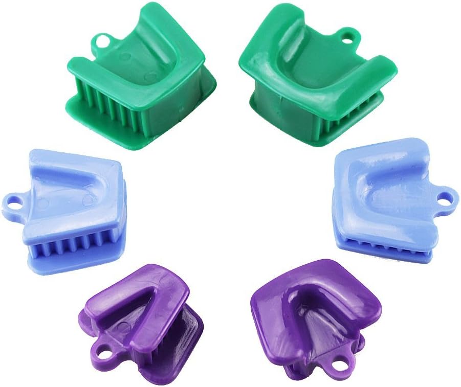Earlywish 6pcs Dental Silicone Mouth Prop Bite Block Rubber Opener Retractor Latex