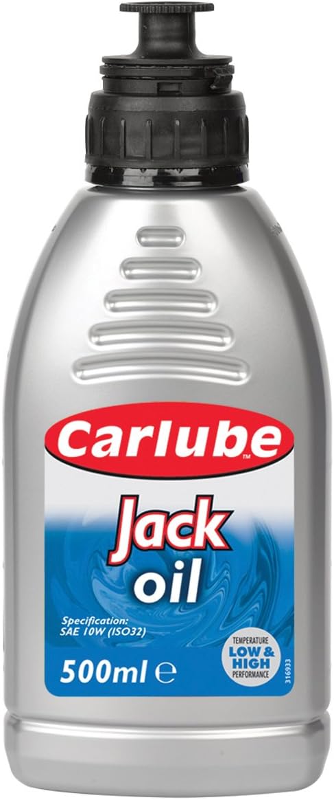 Carlube Hydraulic Jack Oil for Trolley & Bottle Jacks - High-Quality Anti-Wear 1L Fluid