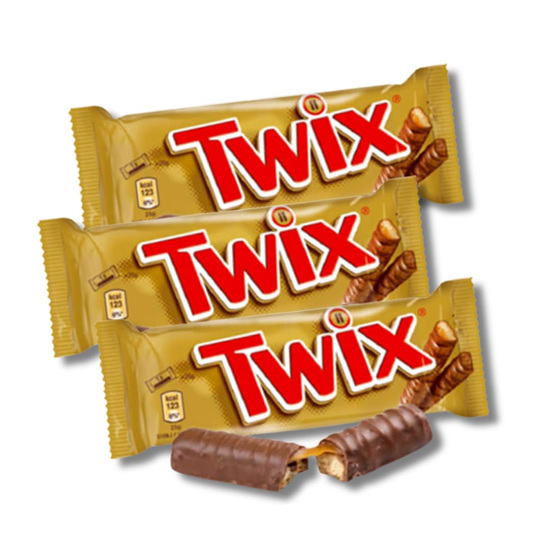 Classic Full Size Candy & Candy Bars - Gift Packs of 3 By Lyza's Sweets & Treats (Twix)