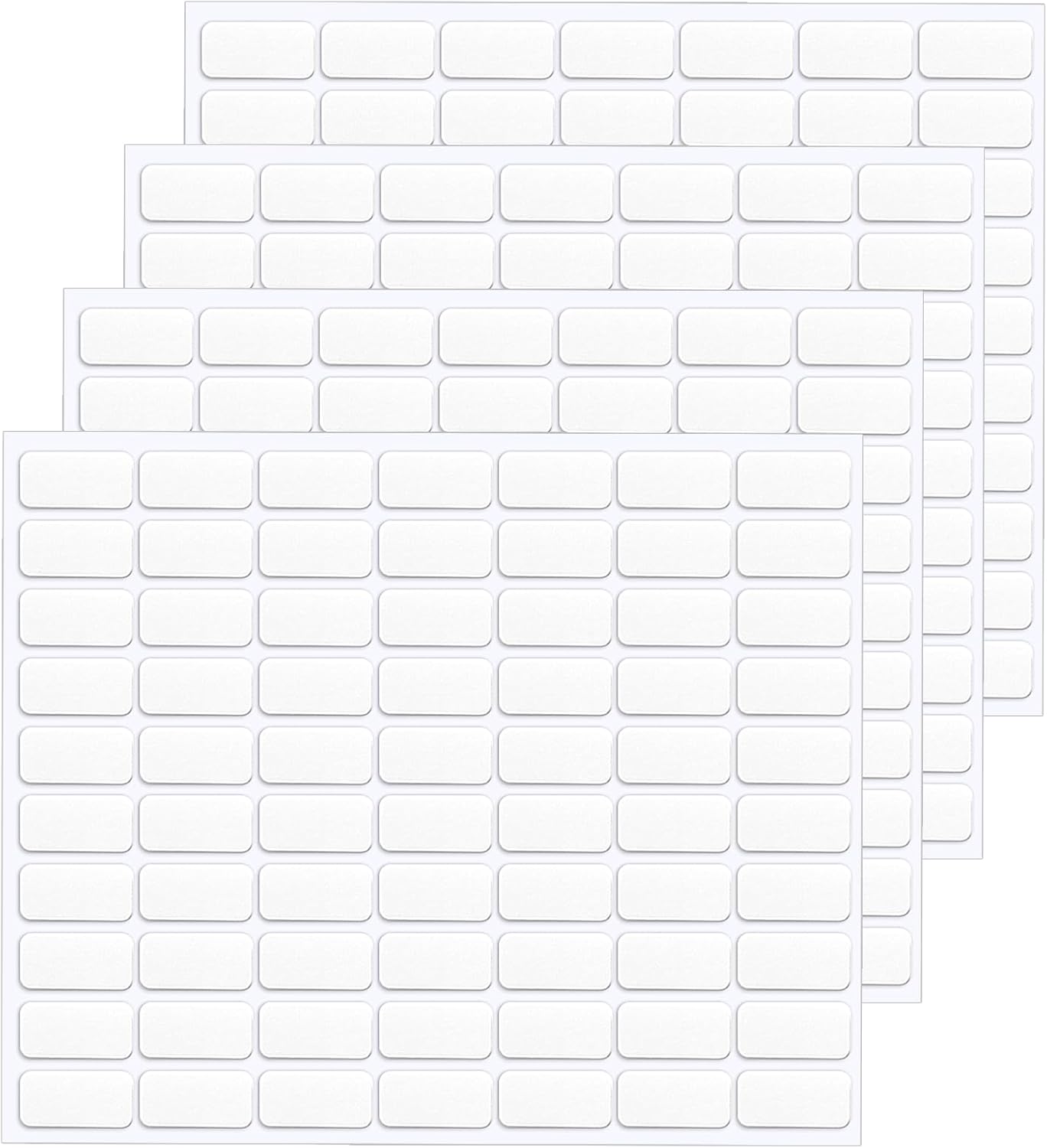 JANYUN 280 Pcs Mounting Putty, Double Sided Sticky Dots Removable Poster Putty Clear Sticky Tack for Wall Hanging Pictures Baloon Crafts No Trace Adhesive Sticky Putty for Home Office Decor (20x10mm)