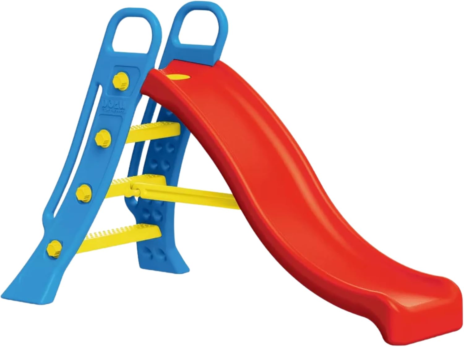 Big Water Slide - Colorful Plastic Outdoor Water Slide, Attach to Garden Hose for Water Feature, Indoor Use Too, Kids and Toddlers Ages 2 and up