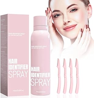 Hair Identifier Spray for Face Shaving, Face Hair Identifier Spray, Women Dermaplaning Tool for Face, Dermaplane spray for Men and Women