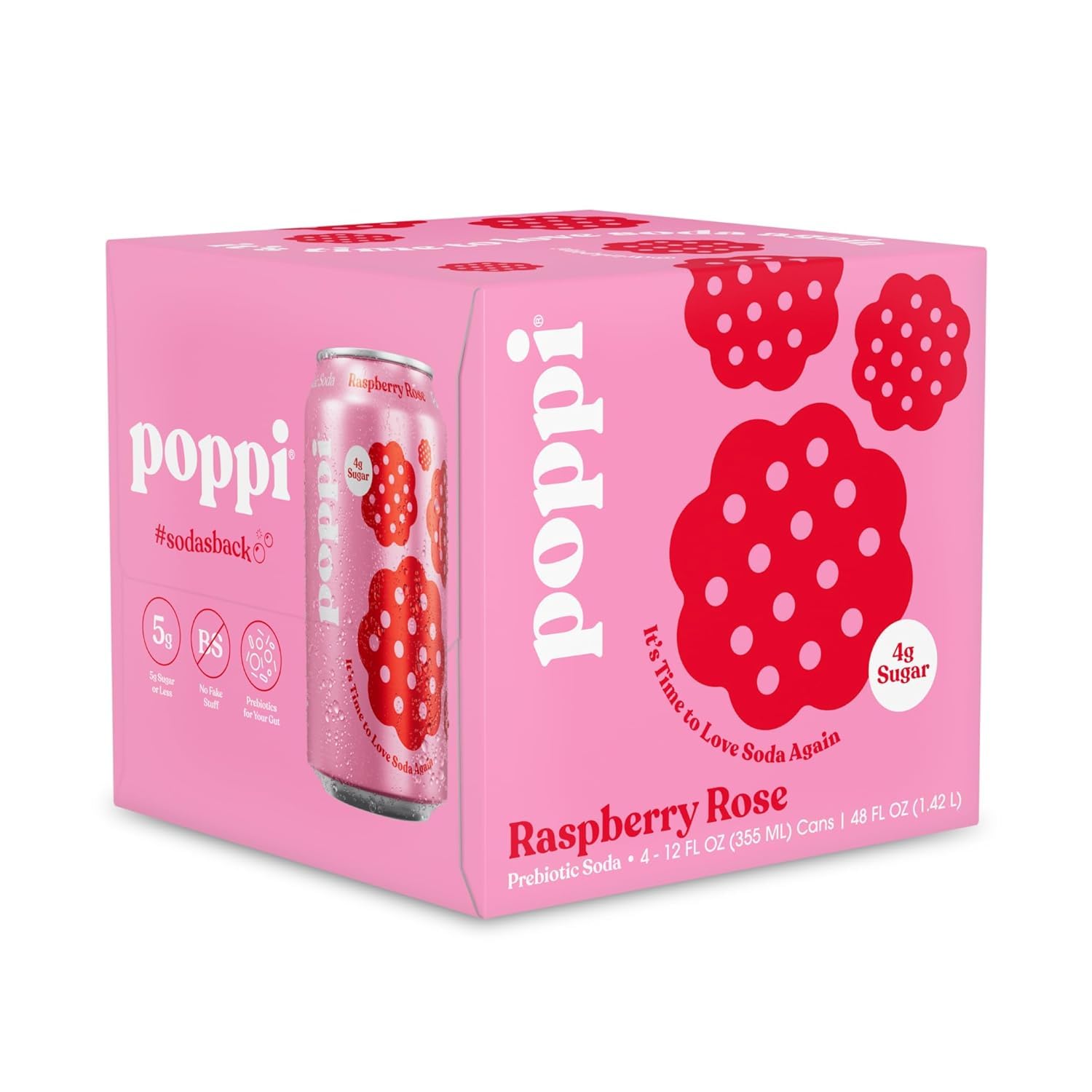 poppii raspberry rose 48fl oz