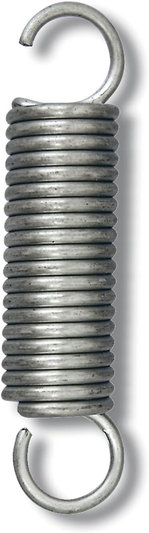 Chapuis RSO1 Set of 6 Metal Bed Springs-Galvanised Steel-Working Load 63 kg-Diameter 2.5 mm-Length 65 mm, Grey, Pieces