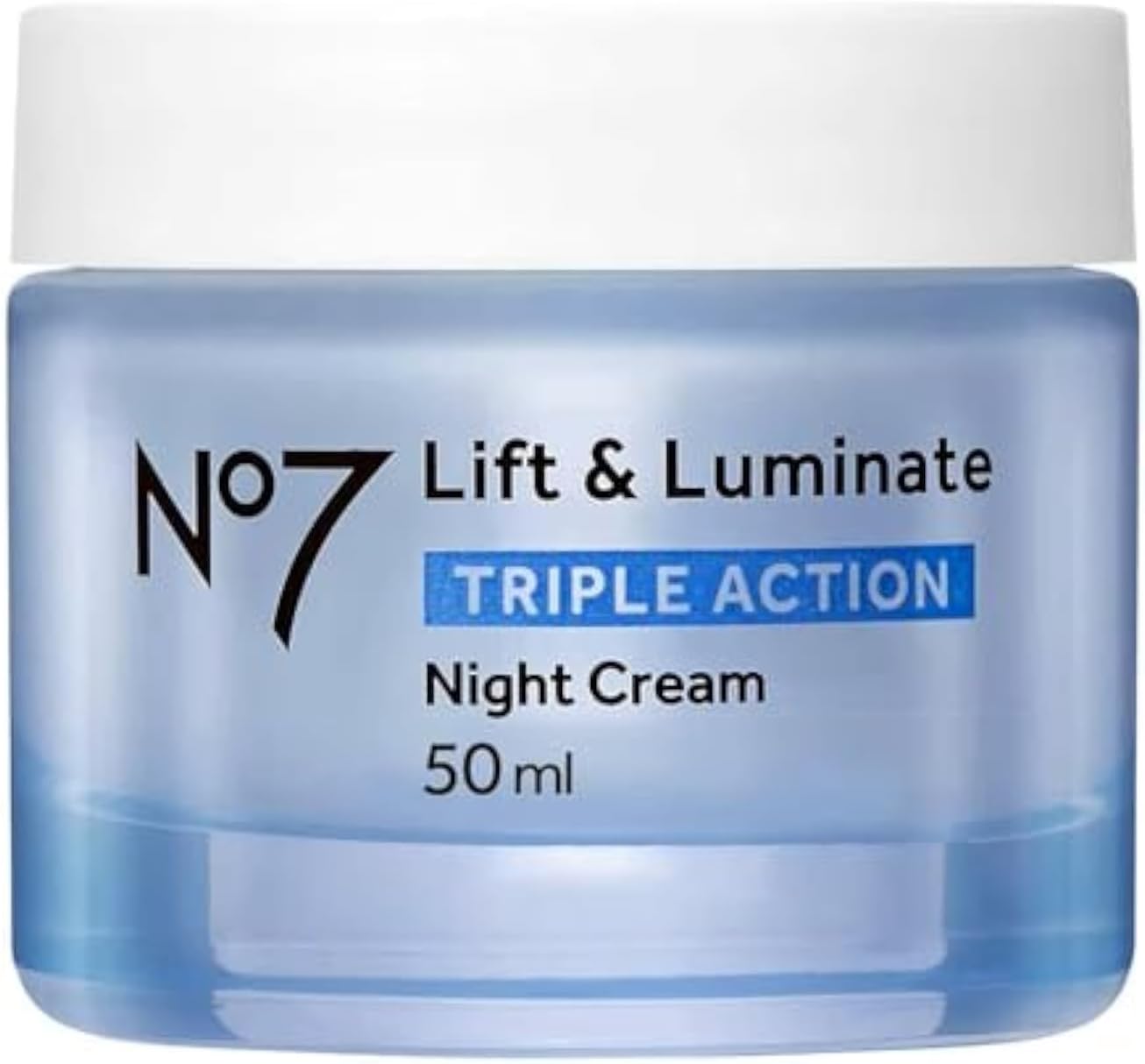 No7 Lift & Luminate Triple Action Night Cream ENHANCED FORMULA - 50ml