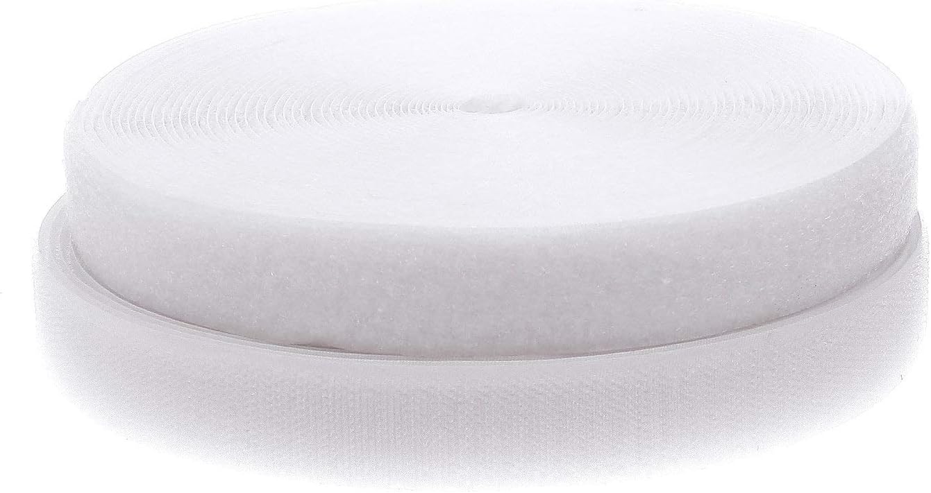 10mm Velcro® Brand Hook & Loop White Sew On 2m