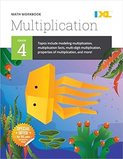 IXL Math Workbook: Grade 4 Multiplication (IXL Topic-Specific Workbooks)