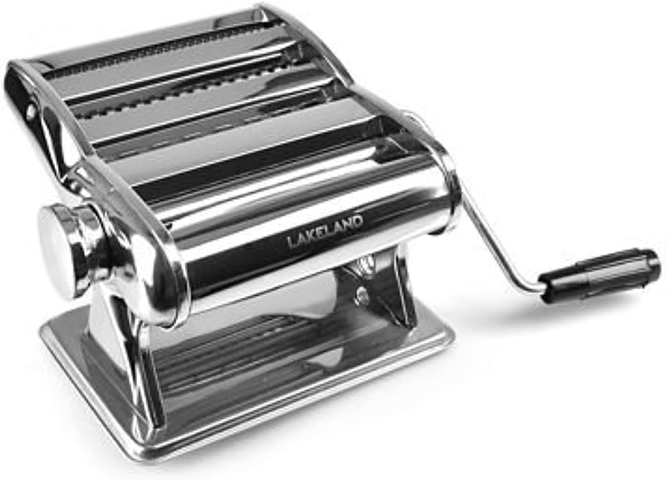Lakeland Pasta Machine Chromed Steel – Makes Lasagna Tagliatelle Spaghetti & Linguine