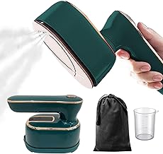 Travel Steamer Mini Iron for Clothes: portable mini steam iron handheld clothing steamers travel size small hand held garment steam plancha a de vapor para ropa portatil travel dorm essentials