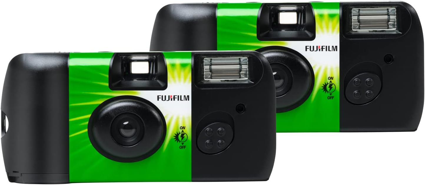 Fujifilm QuickSnap Flash 400 One-Time-Use Camera - 2 Pack