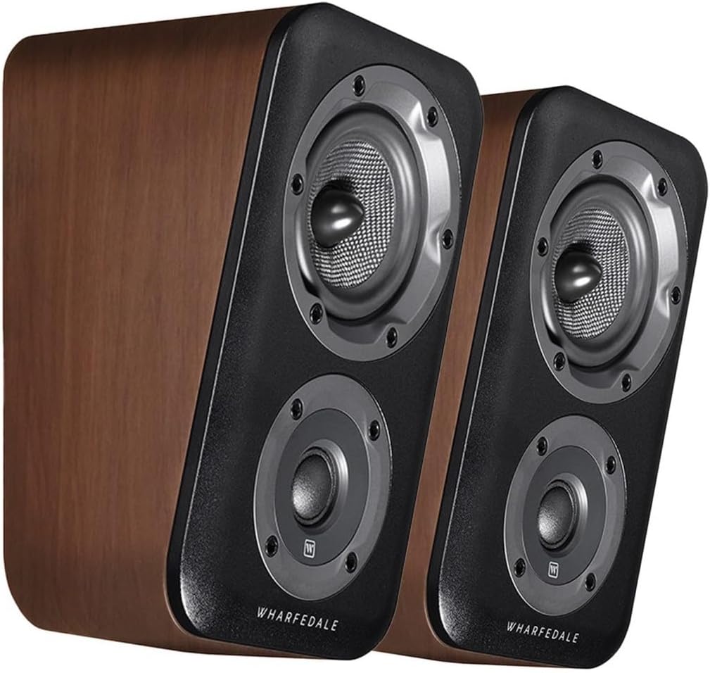 Wharfedale D300 3D Walnut Surround Speakers (Pair)