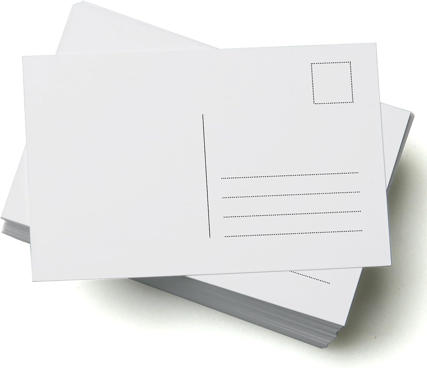 50 Blank Postcards, A6 350gsm Card, Perfect for Craft Projects and for Designing Individual Postcards
