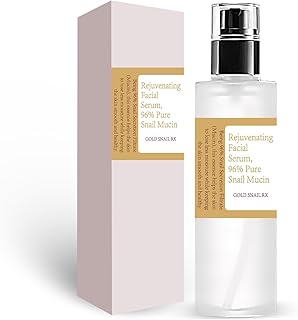 Snail Mucin Serum Luxury Korean 96% Snail Facial Serum Filtrate for skincare, Hydrating Serum For Dry Dull Face Skin and Wrinkles Power Repairing Essence For Face - GoldSnailRX
