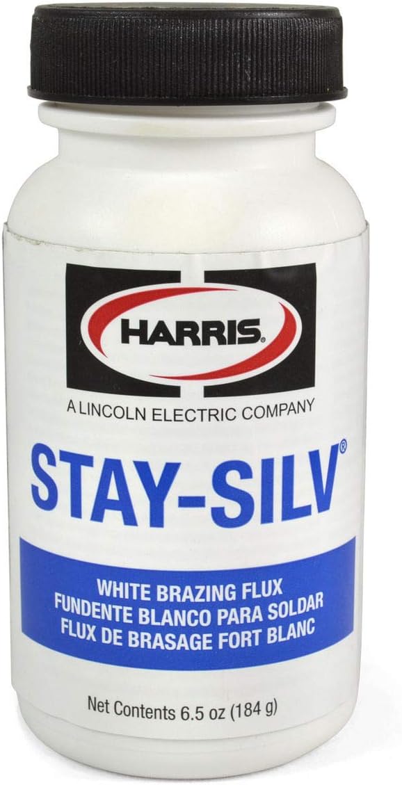 Harris Stay-Silv Silver White Brazing Flux Paste for Hi Temperature, SSWF7