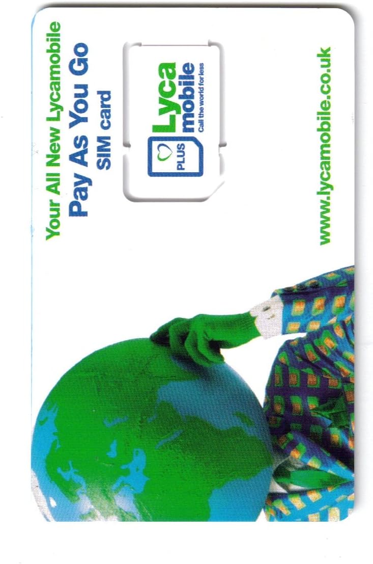 Lycamobile Pay As You Go International Combi Sim Card