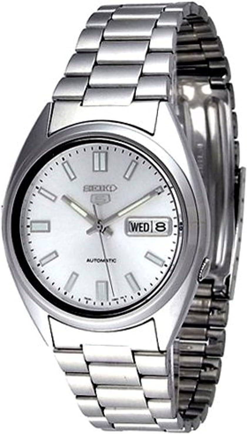 Seiko Men Analog Automatic Watch with Stainless Steel Strap SNXS73K1