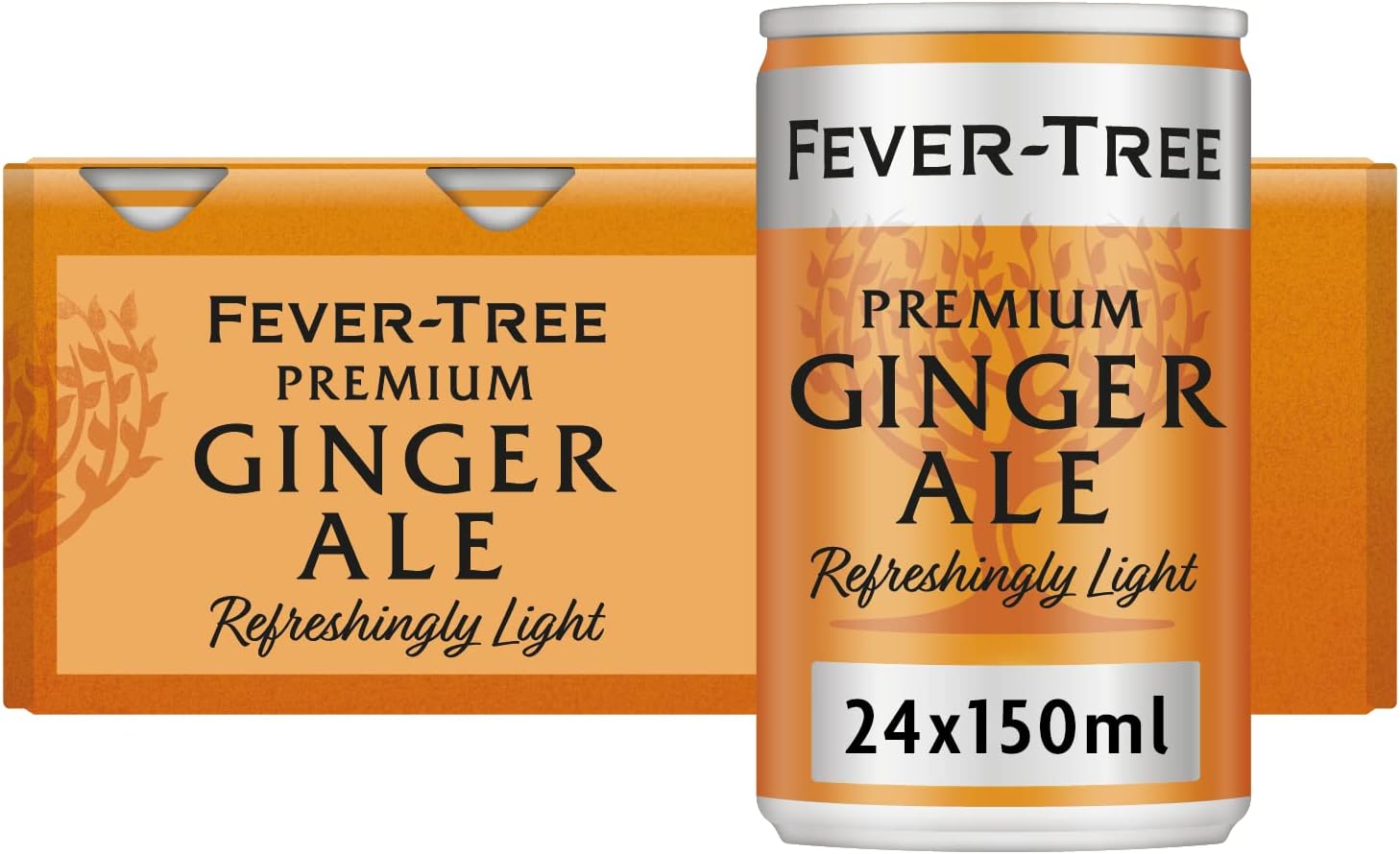 Fever-Tree Refreshingly Light Ginger Ale 150ml (Pack of 24)