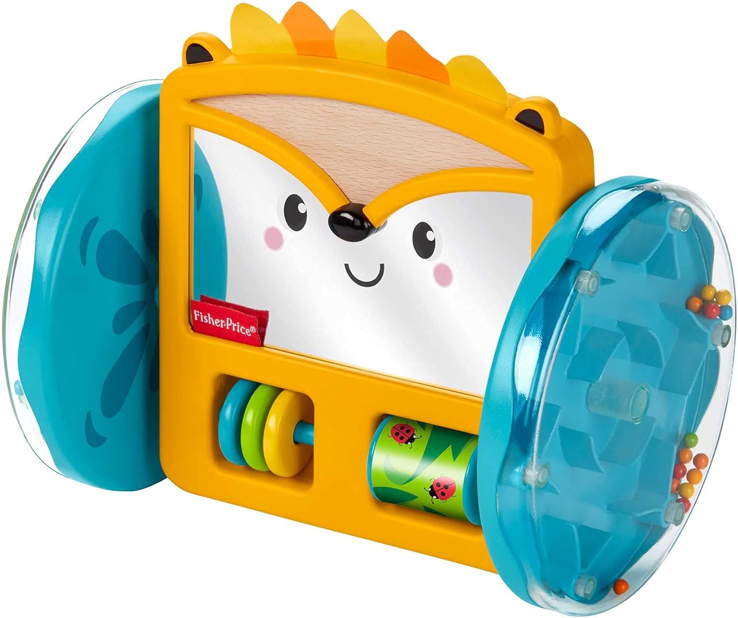 Fisher-Price Play & Crawl Hedgehog Mirror, tummy time and crawling toy for babies ages 3 months & up