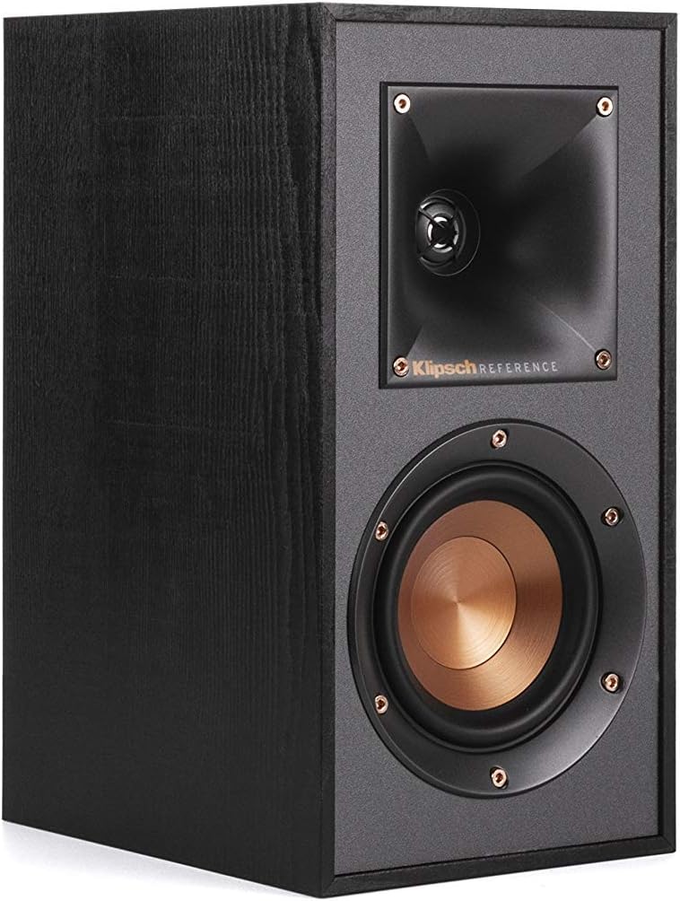 Klipsch R-41M Reference Bookshelf Speakers (Pair), Black