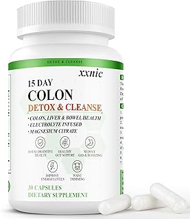 Colon Cleanse, Colon Broom, Colon Cleanser & Detox, Advanced Gut Cleanse Detox for Women & Men, Body Cleanse, 30 Capsules