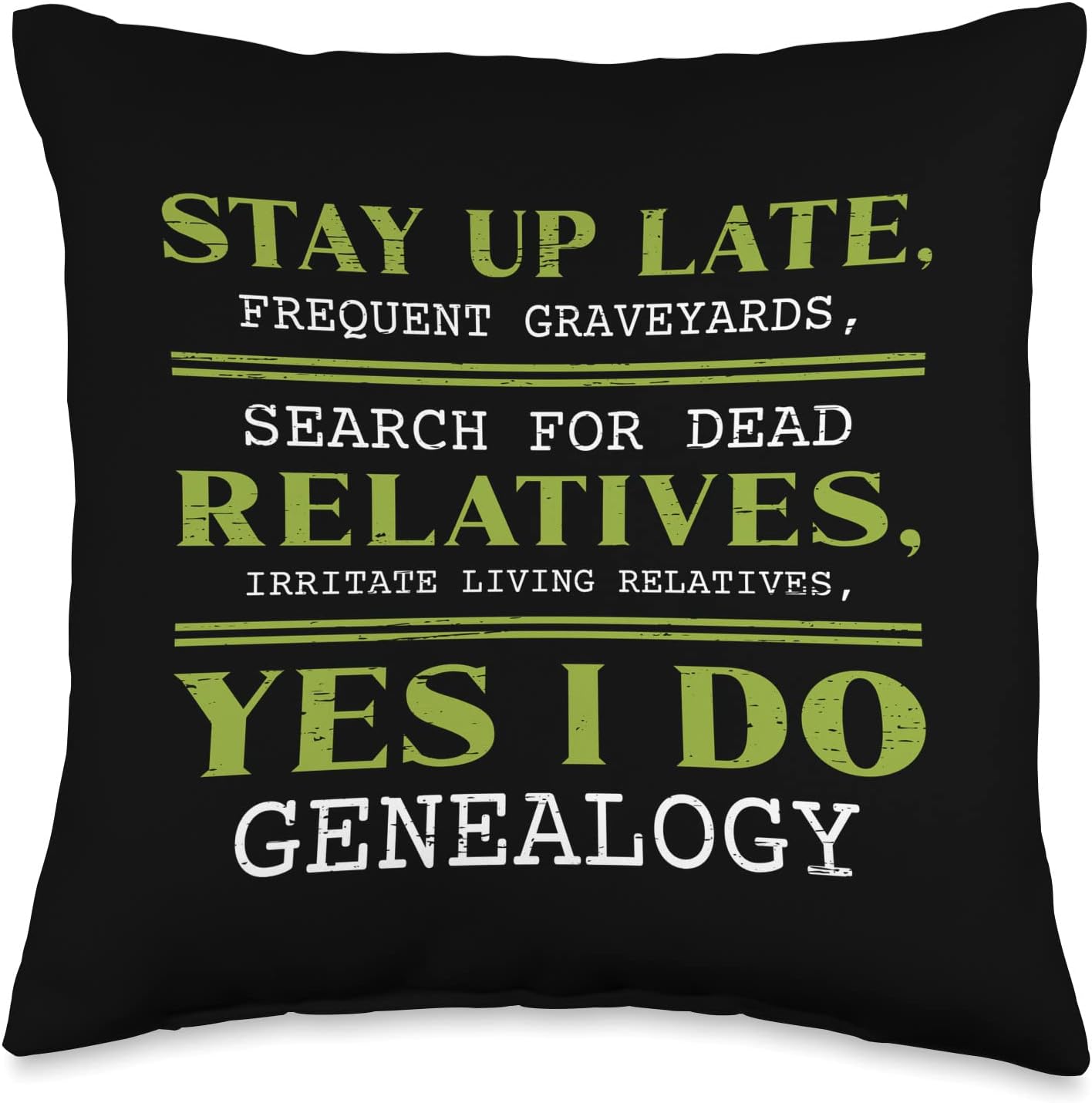 Ancestry Genealogy For A Genealogist Throw Pillow
