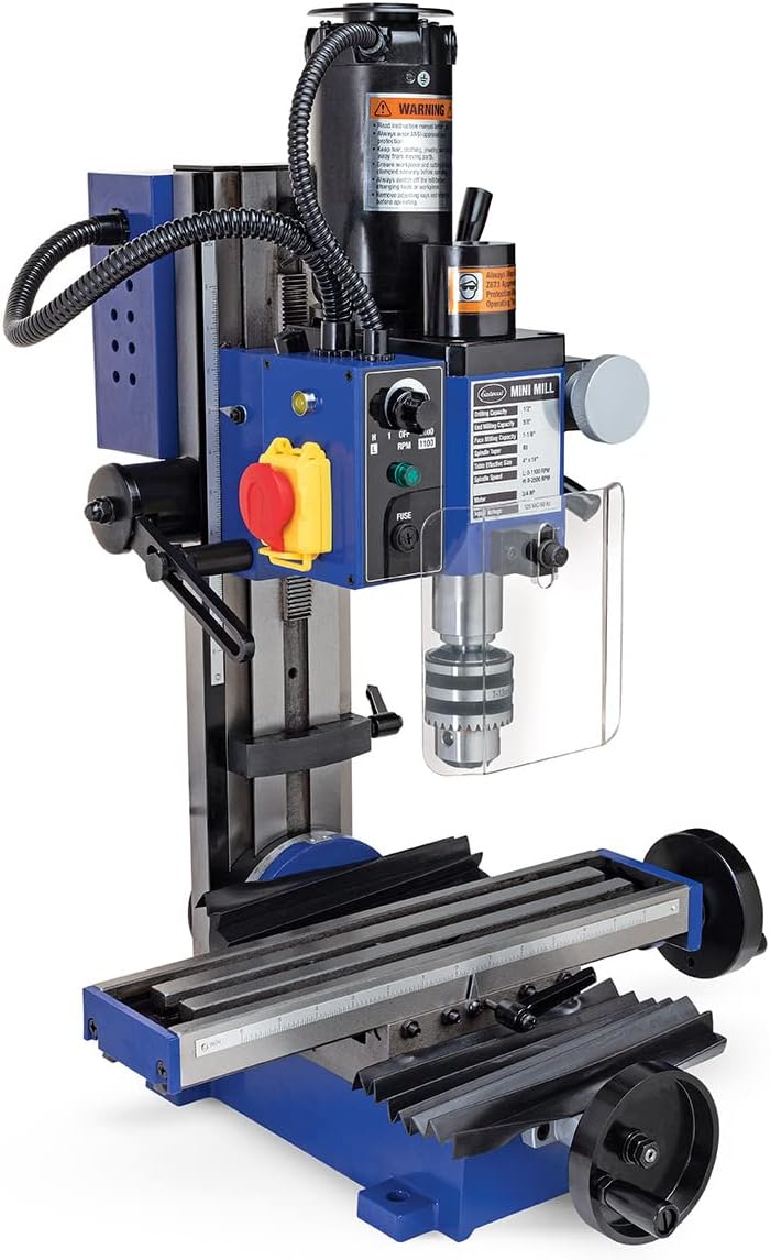 Eastwood Benchtop Mini Fabrication Metal Milling Machine 4 Inch x 16 Inch, 3/4 HP