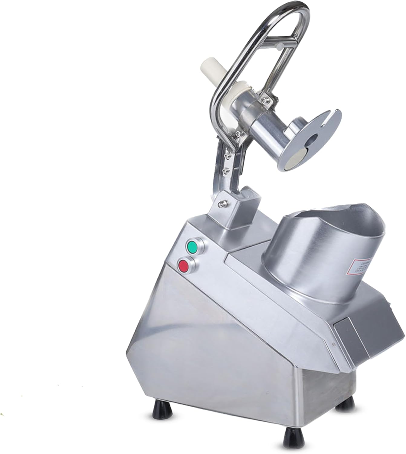 CVS Commercial Vegetable Cutter Electric Machine Veggie Slicer Food Processor 750W 5 Blades 300RPM Commercial Vegetable Chopper (3 Slicing Discs, 2 Shredding Discs) Slice Thickness (2~10mm)